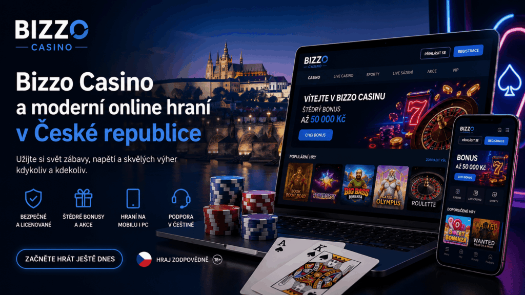 Bizzo Casino a moderní online hraní v České republice